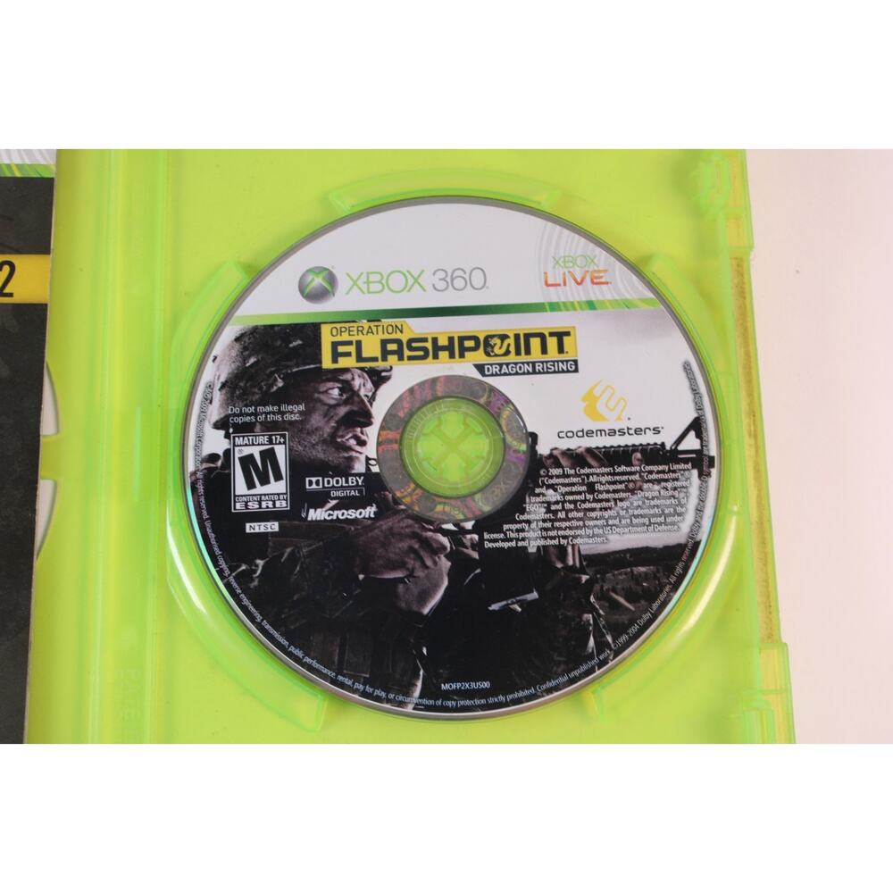 Operation Flashpoint: Dragon Rising (Xbox 360, 2009) Complete, Tested - Picture 5 of 9